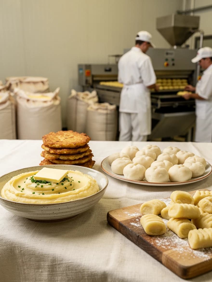 Puree, placki i kluski śląskie z mieszanek instant